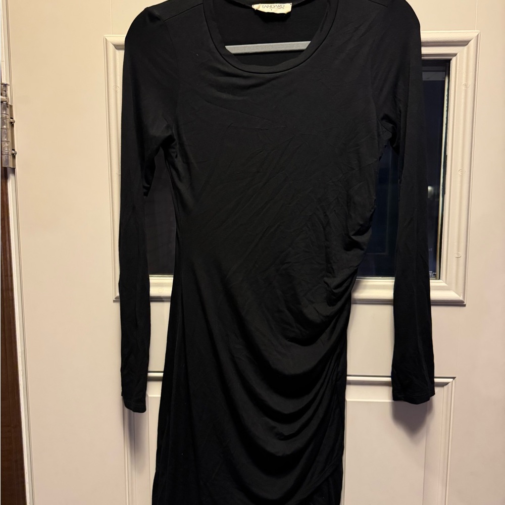 Elegant Black Long Sleeve Dress